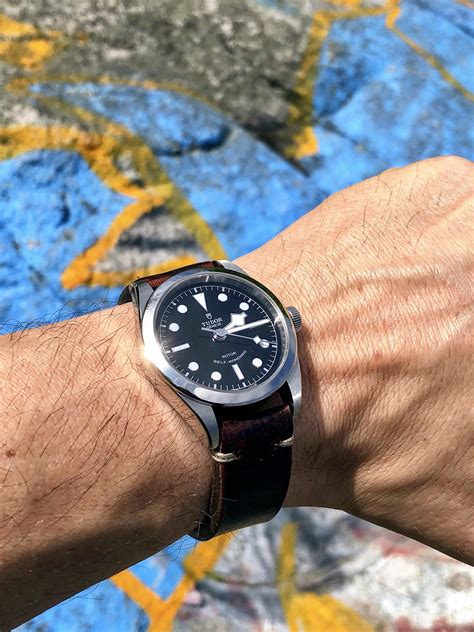 tudor bb36 leather strap|tudor 36 black bay symbol.